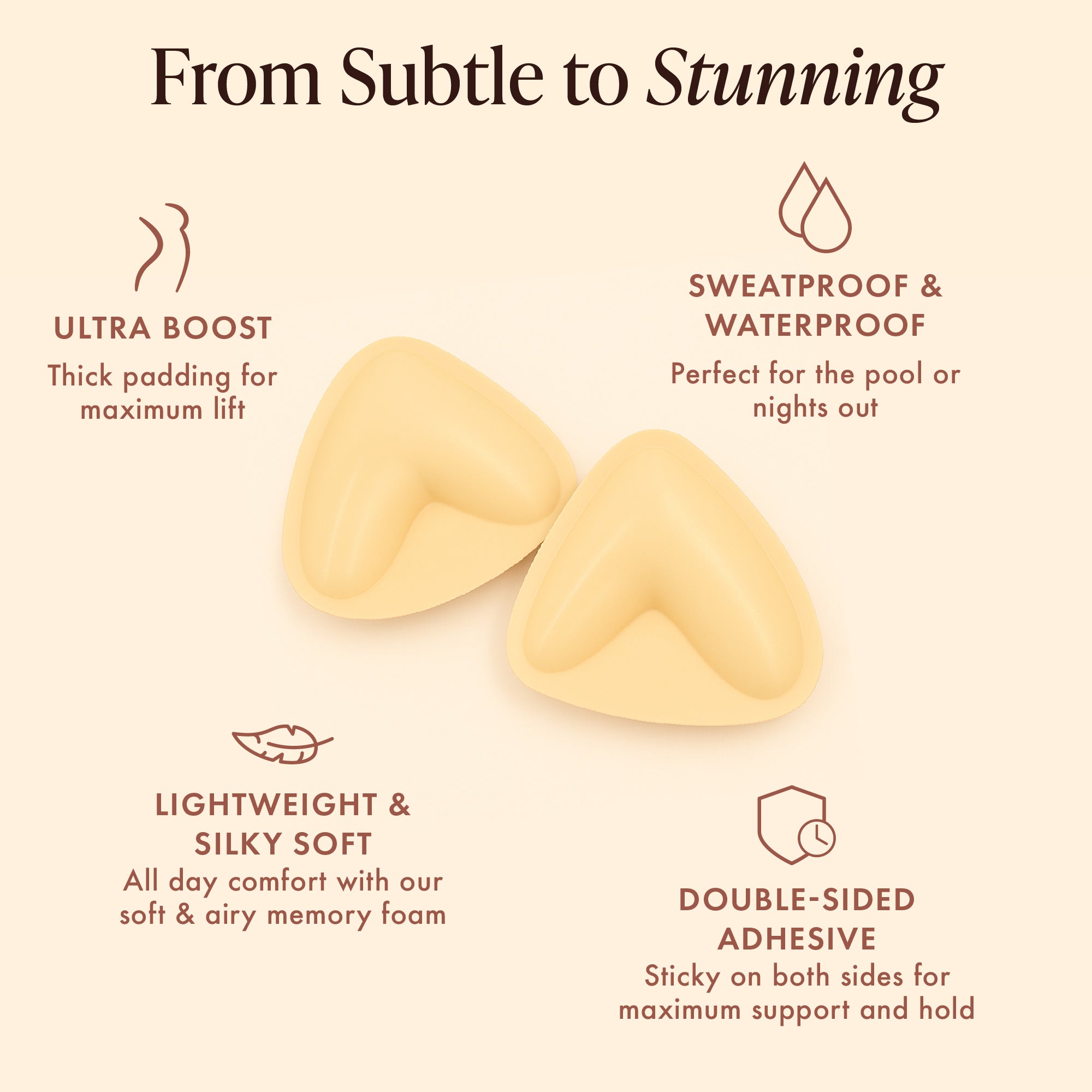 Sticky Push Up Inserts